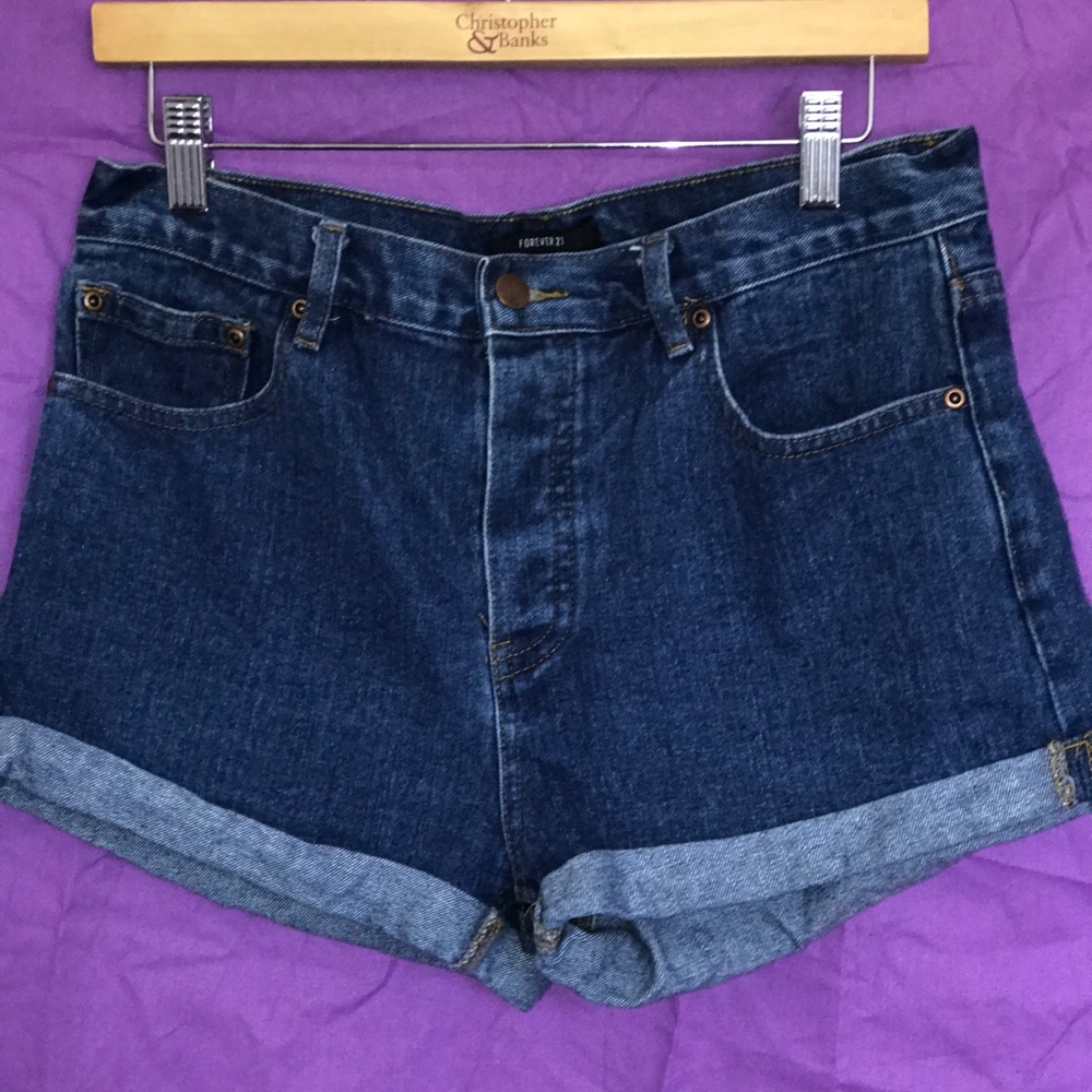 Forever 21 Highwaisted Jean Shorts